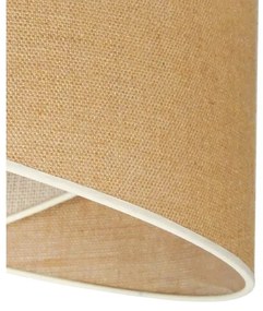 Duolla - Lampadario a sospensione con filo YUTE CELLO 1xE27/15W/230V diametro 45 cm marrone/grigio