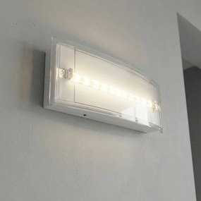Lampada Emergenza LED da incasso o da muro Autonomia 3h S.A. o S.E. Colore Bianco Freddo 6.000K