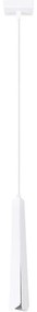 Sollux SL.1397 - Lampadario a sospensione con filo PRYSM 1xG9/8W/230V bianco