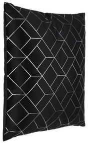 Eglo 420075 - Cuscino decorativo SINGU 45x45 cm nero/argento