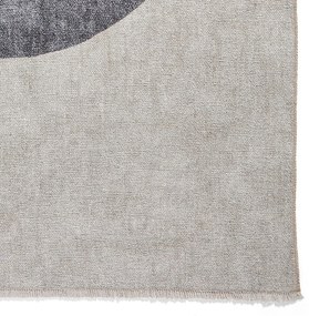 Tappeto grigio in misto cotone lavabile 122x170 cm Whisper – Think Rugs