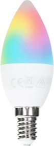 Aigostar - Lampadina LED RGBW dimmerabile C37 E14/6W/230V 3000K + telecomando