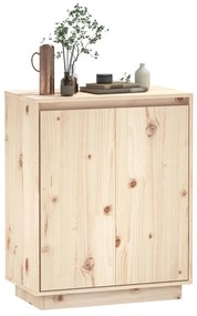 Credenza 60x34x75 cm in Legno Massello di Pino