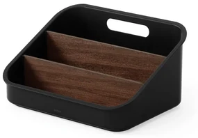 Organizer da bagno nero per cosmetici in plastica riciclata Bellwood - Umbra