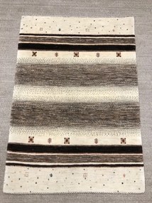Loribaft Tappeto persiano 130x90 Grigio (Iran) Annodato A Mano
