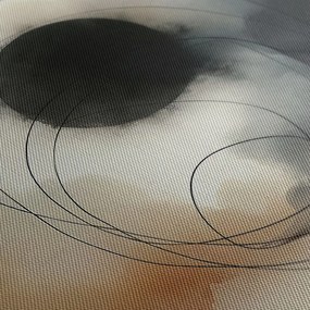 Quadro su tela – Linee geometriche e toni fumosi