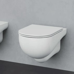 Wc Sospeso Azzurra Ceramica "Mini Nuvola" Bianco Lucido