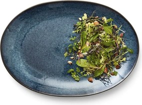 Vassoio vassoio di servizio in ceramica 25x36 cm Gastro Dark Blue/Black – Bitz