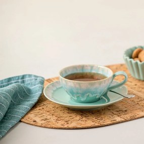 Tazza in gres blu-turchese 200 ml Taormina - Casafina