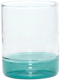 Vaso in vetro con fondo turchese Kiosk - Hübsch