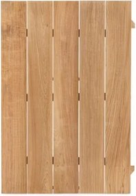 Tavolo Da Esterno In Alluminio Piano In Teak Allungabile 100x228/294 Cm Cameron Antracite Bizzotto