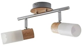 Christoph 2 Plafoniera Wood/White - Lindby