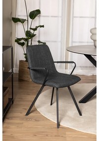 Sedie da pranzo grigio scuro in set di 2 Selina - Actona