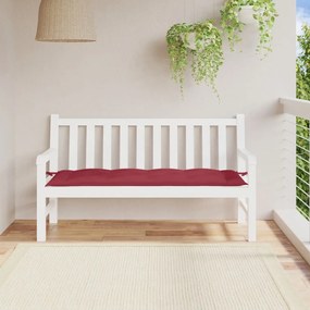 Cuscino Per Panca Rosso Vino 150x50x7 Cm İn Tessuto Oxford /