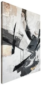 Quadro con elementi dipinti a mano 70x100 cm Ash – Styler