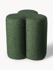 Pouf imbottito in bouclé Clover