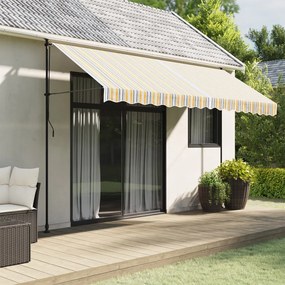 Tessuto Di Ricambio Per Tenda Strisce Multicolore 4x3,5 M /