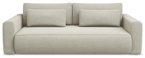 Divano beige allungabile/con contenitore 238 cm Kapua – Makamii