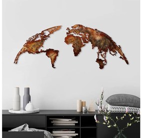 Decorazione da muro 2 pz pianeta metallo