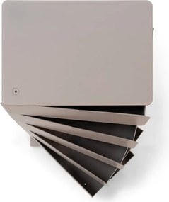 Cassettiera grigio tortora in metallo 37x72x26 cm Joey – Spinder Design