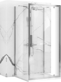 Cabina Doccia A Parete REA Rapid Swing Chrome