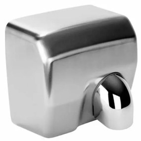 Asciugatore per mani 27x24 cm, in acciaio inossidabile/argento