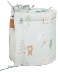 Paracolpi verde chiaro in cotone 170 cm Woodland Buddies – Roba