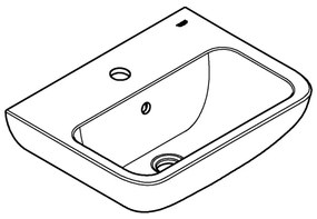 GROHE 39953000 - Lavabo START EDGE 450 × 350 mm in ceramica/bianco