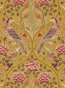 Vogel Tapete Seasons by May von Morris & Co. - Saffron