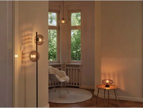 Osram - Lampada a piantana DECOR SMOKE 2xE14/12W/230V nero/grigio fumé