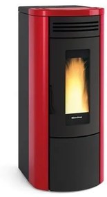 Termostufa a pellet 17 kW La Nordica-Extraflame mod. Costanza Idro bordeaux