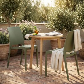 VOLGA - sedia da giardino in plastica