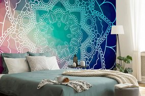 Carta da parati – Mandala pastello