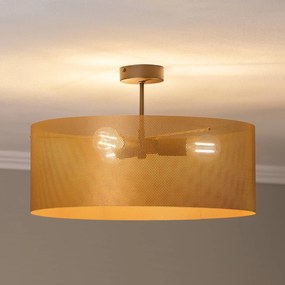 Euluna plafoniera Zofia, color oro Ø 50 cm