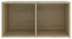 Mobili tv 2 pz rovere sonoma 72x35x36,5 cm in legno multistrato