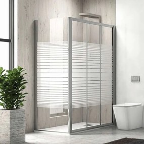 Kamalu - box doccia 70x160 altezza 180 cm apertura scorrimento kp3000s