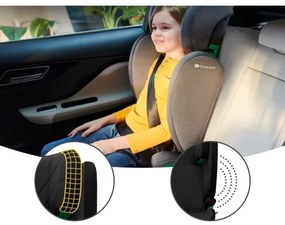KINDERKRAFT - Seggiolino auto JUNIOR FIX 2 (100-150 cm) Graphite nero