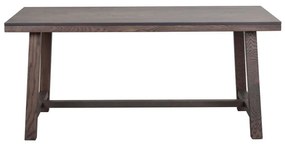 Tavolo da pranzo in rovere marrone scuro 170 x 95 cm Brooklyn - Rowico