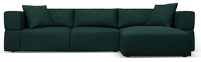 Divano angolare verde, angolo destro Esther - Milo Casa