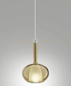 3787-59-189 edison  vetro oro d.16cm completo di cavo x kit luci