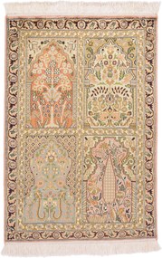 Cashmere Silk Tappeto 60x90 (Indian) Annodato A Mano