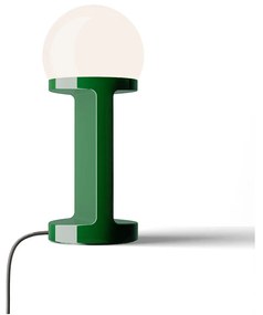 Lampada Da Tavolo Classica Habea Ceramica Verde Bali 1 Luce E14