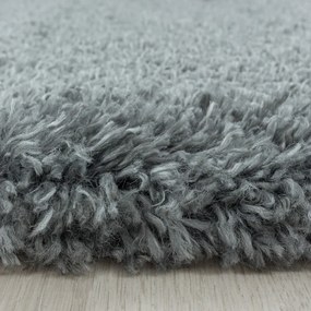 Tappeto rotondo grigio ø 200 cm Fluffy - Ayyildiz Carpets