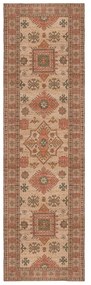 Tappeto rosa e color terracotta in misto iuta tessuto a mano 60x230 cm Lana Jute – Flair Rugs