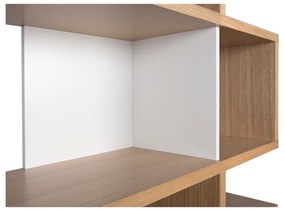 Libreria marrone chiaro , 220 x 34 cm London - TemaHome