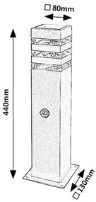 Rabalux 77026 - Lampada da esterno con sensore ANKARA 1xE27/12W/230V IP44