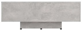 Tavolino da caffè grigio cemento 85x55x31 cm in truciolato