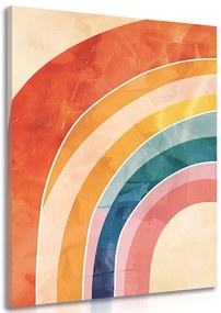 Stampa su tela – Arcobaleno Peach Fuzz
