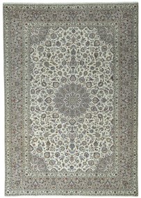 Kashan Tappeto 290 x 410 Beige (Iran) Annodato A Mano