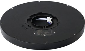 Fulgur 42362 - Plafoniera LED NOMY LED/24W/230V diametro 30 cm nero